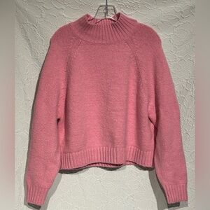 Old Navy Pink Cowl Neck Sweater